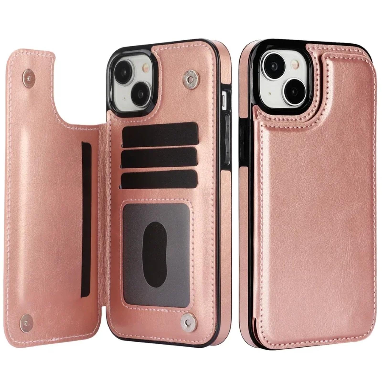 Amazon.co.jp: RNOZX iPhone 13 Mini ウォレット ソリッド ダブル
